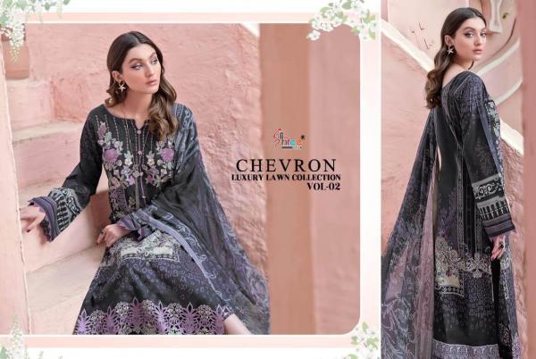 SF Chevron Luxury Lawn Collection 2 Designer Pakistani Salwar Collection 
